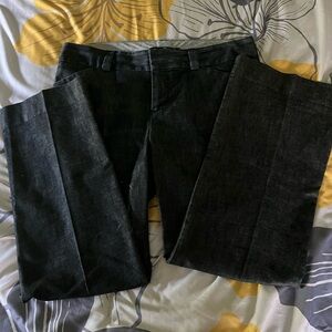 GAP dark denim wide leg pants